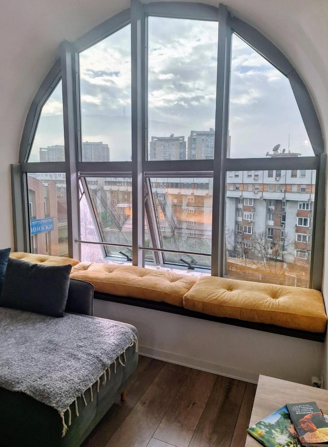 Skopje City Centar Apartment Near Marriott Eksteriør billede